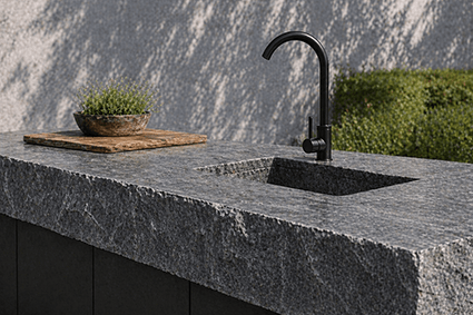 Projekt Bodensee Naturstein Outdoorküche Granit Black Stoi Premium Design Friedrichshafen (2)