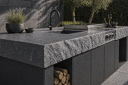 Projekt Bodensee Naturstein Outdoorküche Granit Black Stoi Premium Design Friedrichshafen (3)