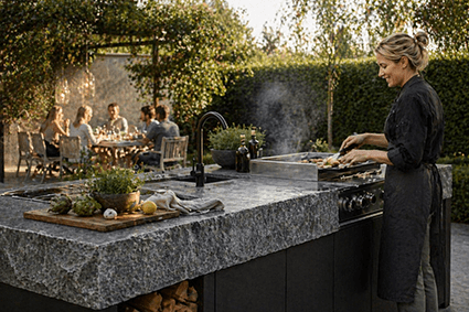 Projekt Bodensee Naturstein Outdoorküche Granit Black Stoi Premium Design Friedrichshafen (5)