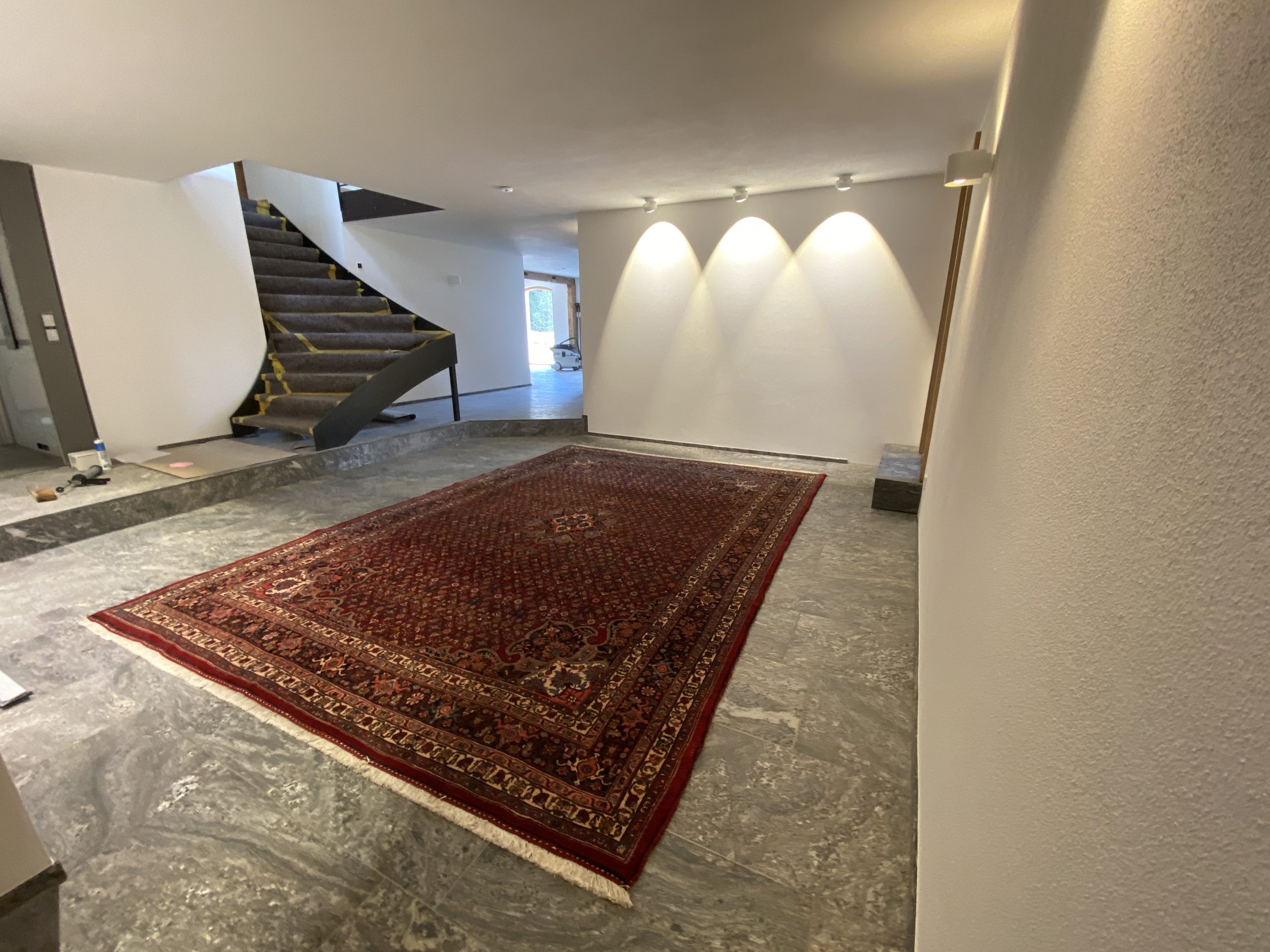 Landhaus Allgäu Naturstein innen außen Einfamilienhaus