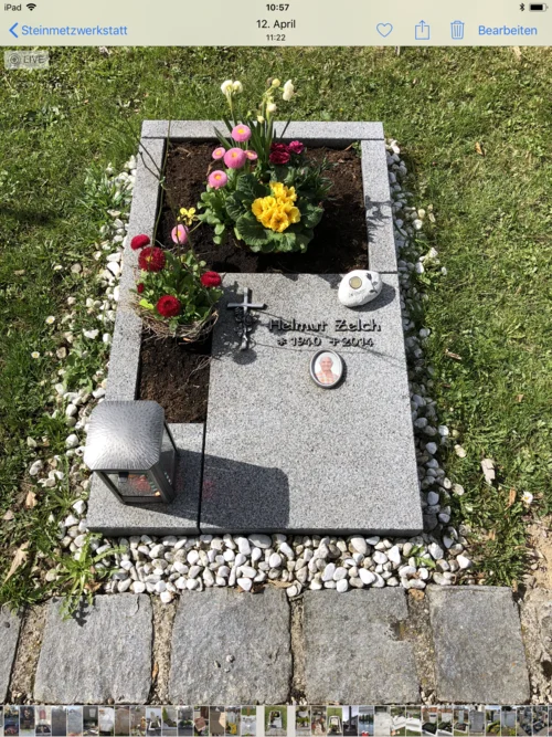 U 008 | Urnen Grabstein | Steinmetzwerkstatt Schlienz Kempten Allgäu