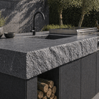 stoi steinmetzwerkstatt outdoor küche bergisch blau naturstein