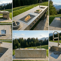 Projekt 221 Naturstein Outdoorküchen Block Allgäu Seeg (2)